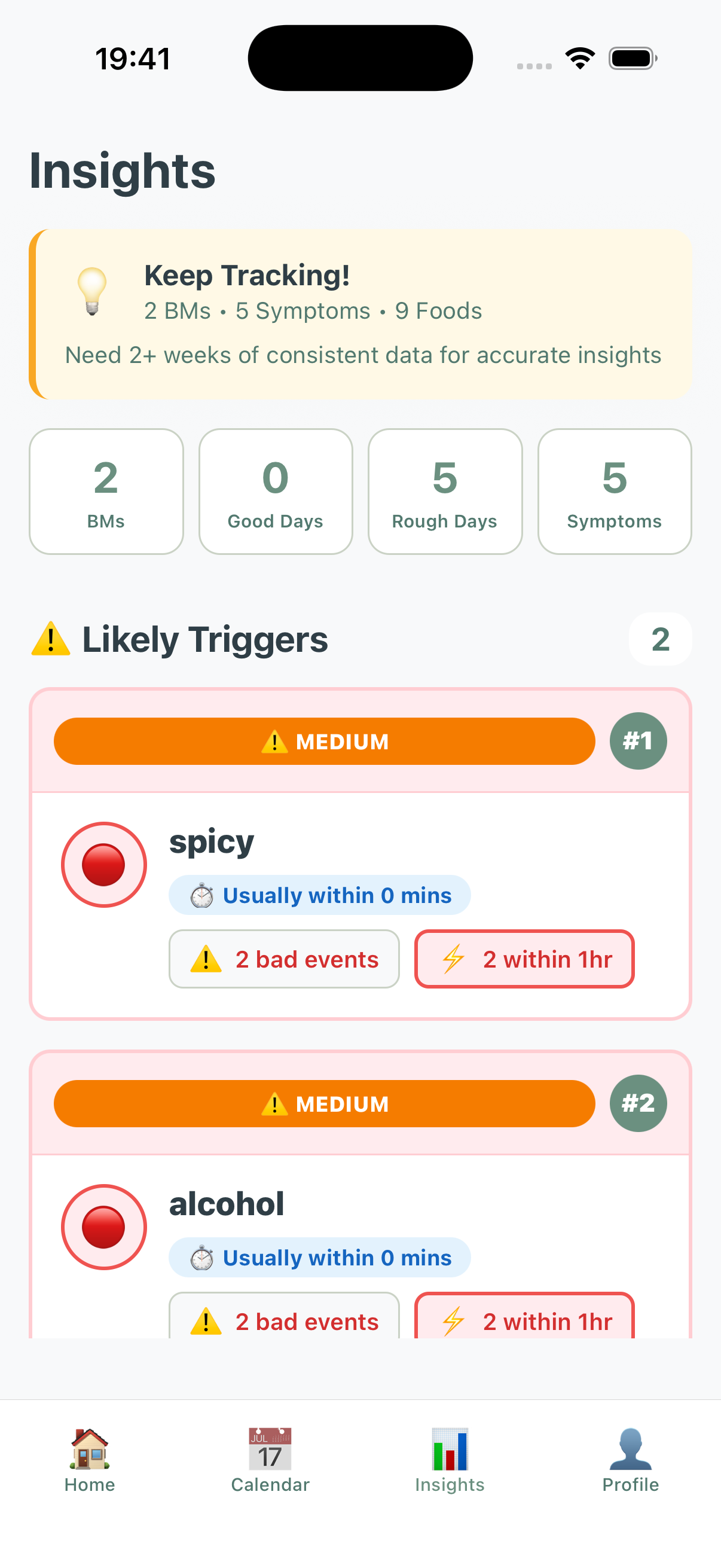 insights screenshot